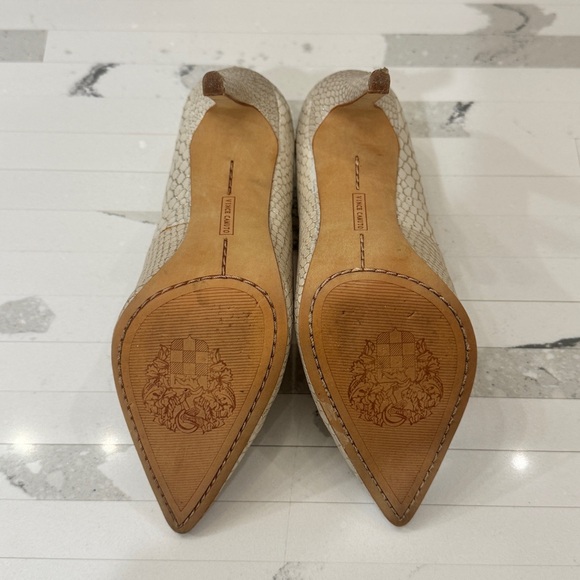 Vince Camuto Savilla Snake Embossed Design Dress Pumps - Picture 13 of 14